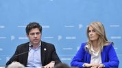 Axel Kicillof y Verónica Magario Axel Kicillof y Verónica Magario