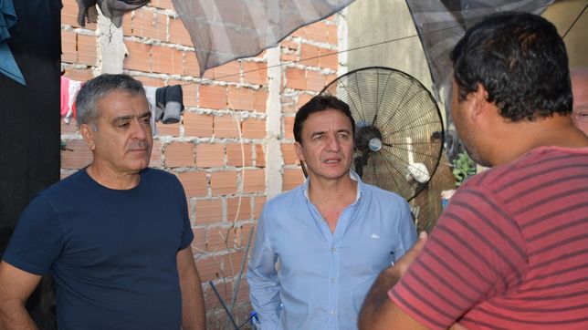 José Cano y Roberto Sánchez recorren a diario barrios tucumanos, rumbo a las elecciones del 14 de mayo.