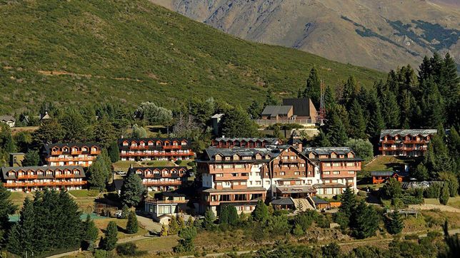 Hoteles y alojamientos turísticos en la base de Cerro Catedral.&nbsp;