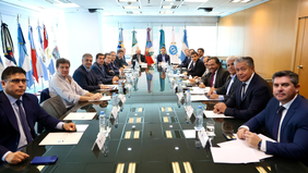 Los gobernadores en el CFI.