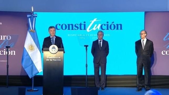 macri, con el preambulo a lo alfonsin y la campana de ?los valores?