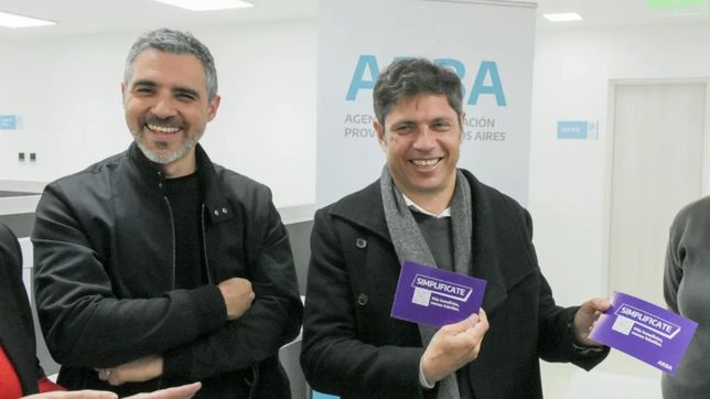 Cristian Girard y Axel Kicillof