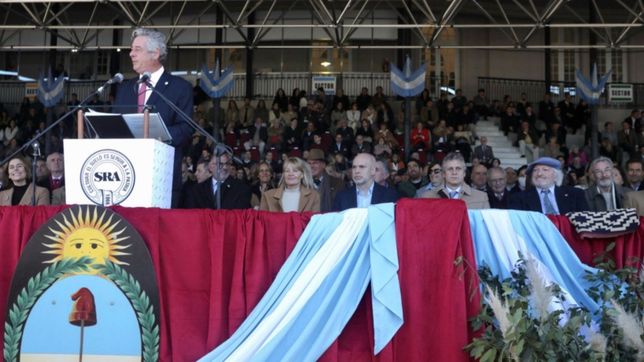 sin el gobierno por reformas, jxc copo la tribuna opositora de la rural