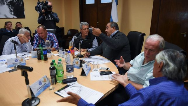 la cgt se suma, pero desinfla la movilizacion de los gremios opositores