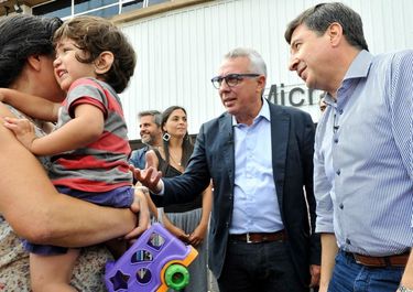 Zamora y Arroyo participaron de la entrega de tarjetas AlimentAR en Tigre