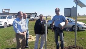 Ya funcionan en Villegas y Junín detectores de fenómenos meteorológicos severos