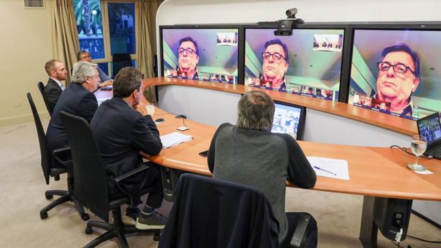 20 horas de rosca para que fernandez ceda y reciba a cambiemos a solas