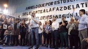 Con un acto por el Día de la Lealtad Máximo K cierra la campaña en San Martín
