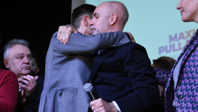 El abrazo de Larreta y Pullaro tras las PASO en Santa Fe