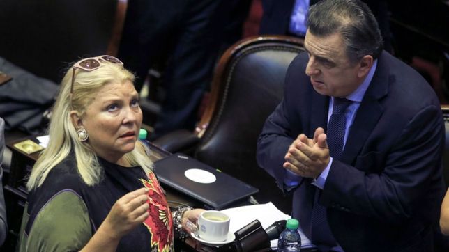 carrio dinamita los puentes en el congreso