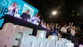 Hay clamor: Cristina Presidenta, coreó la hinchada K en un acto camporista