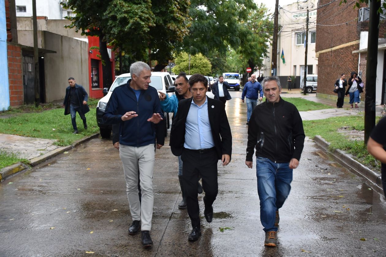 Axel Kicillof y Andrés Larroque