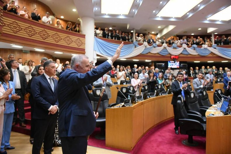 Osvaldo Jaldo abri&oacute; sesiones en la Legislatura de Tucum&aacute;n.&nbsp;
