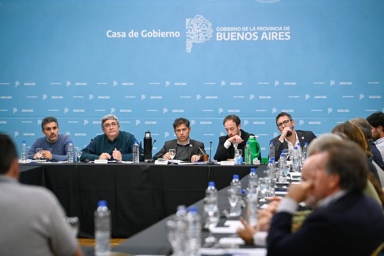 Axel Kicillof se reunió la semana pasada con la Mesa de Enlace de Buenos Aires.
