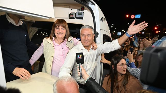 Patricia Bullrich con José Núñez, uno de los cabecillas del PRO libertario.