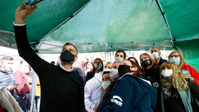 zabaleta, el peregrino en busca de un simbolo de paz