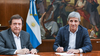 El gobernador de Río Negro, Alberto Weretlineck, y el ministro de Economía, Luis Caputo.&nbsp;
