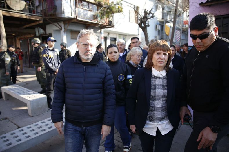 Diego Valenzuela con Patricia Bullrich. 