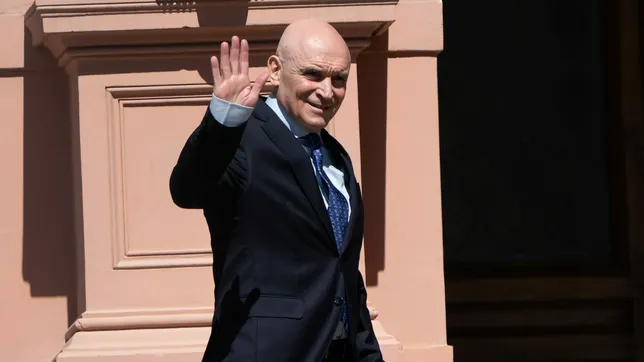 José Luis Espert ingresando a la Casa Rosada (foto de archivo)