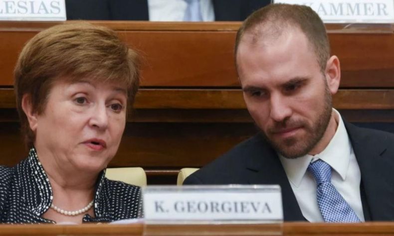 Kristalina Georgieva y Martín Guzmán