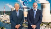 Eduardo Eurnekian y Luis Perez Companc, empresarios con intereses en la energía nuclear (fotomontaje).