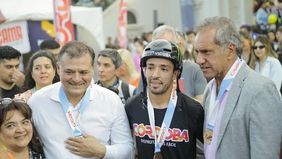 Darío Capitani, el Maligno Torres y Daniel Scioli&nbsp;