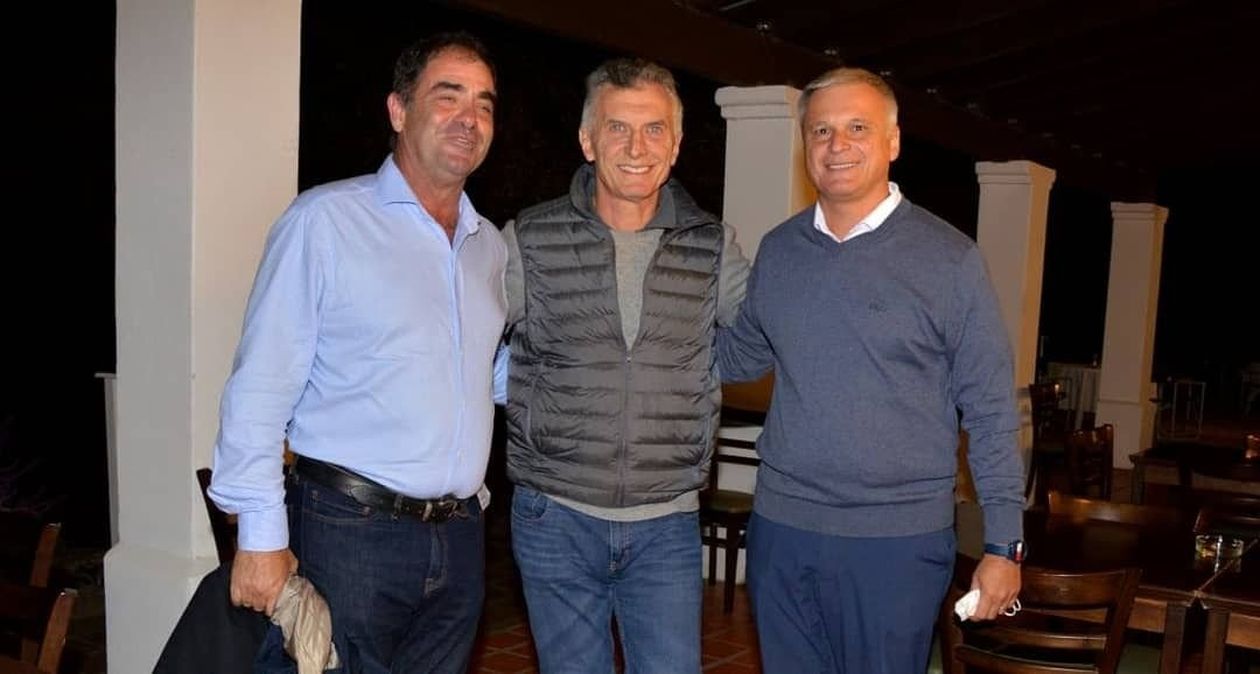 Mauricio Macri y Gabriel Frizza en Córdoba
