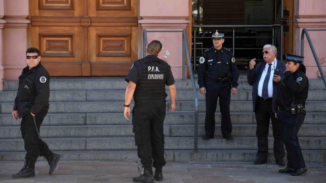 amenazas de bomba en casa rosada y en el congreso de la nacion