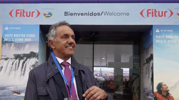 El secretario de Turismo, Daniel Scioli