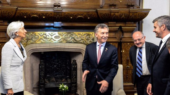 luna de miel: macri recibio a lagarde endulzado por elogios del fondo