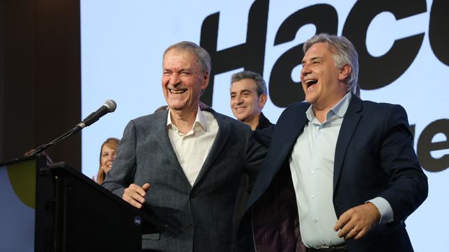 Juan Schiaretti y Martín Llaryora.