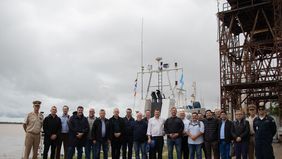 Representantes de Argentina, Brasil, Bolivia y Paraguay recorrieron la infraestructura de la Hidrovía en el tramo norte