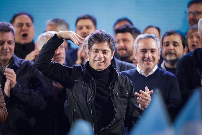 Axel Kicillof, en su noche soñada.