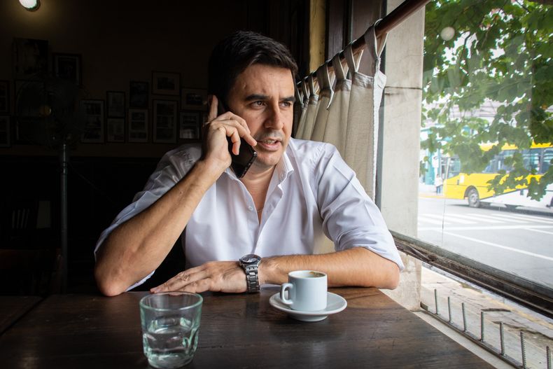Eduardo Toniolli diputado y dirigente del Movimiento Evita. 