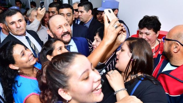 insfran busca su septimo mandato mano a mano con el hijo de su ex vice