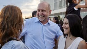Omar Perotti en la reinauguración del Hospital Dr. Jaime Ferre de Rafaela