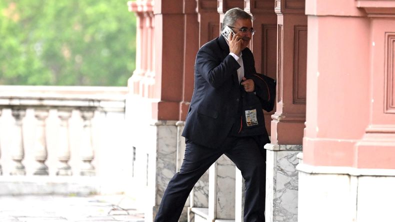Raúl Jalil, gobernador de Catamarca, ingresando a la Casa Rosada