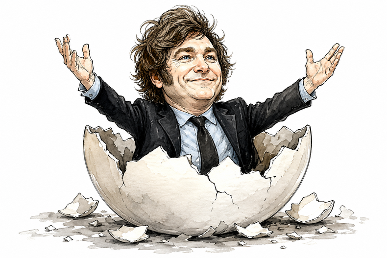 Javier Milei (imagen generada con inteligencia artificial).