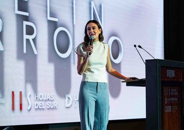 Evelin Barroso, referente del evangelismo, en la Derecha Fest