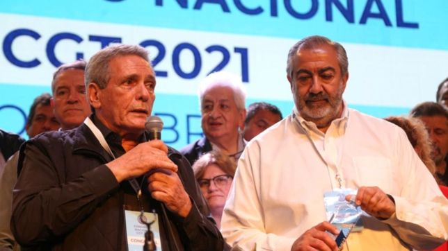 la cgt refloto el acto de fernandez por peron para una foto de fragil unidad