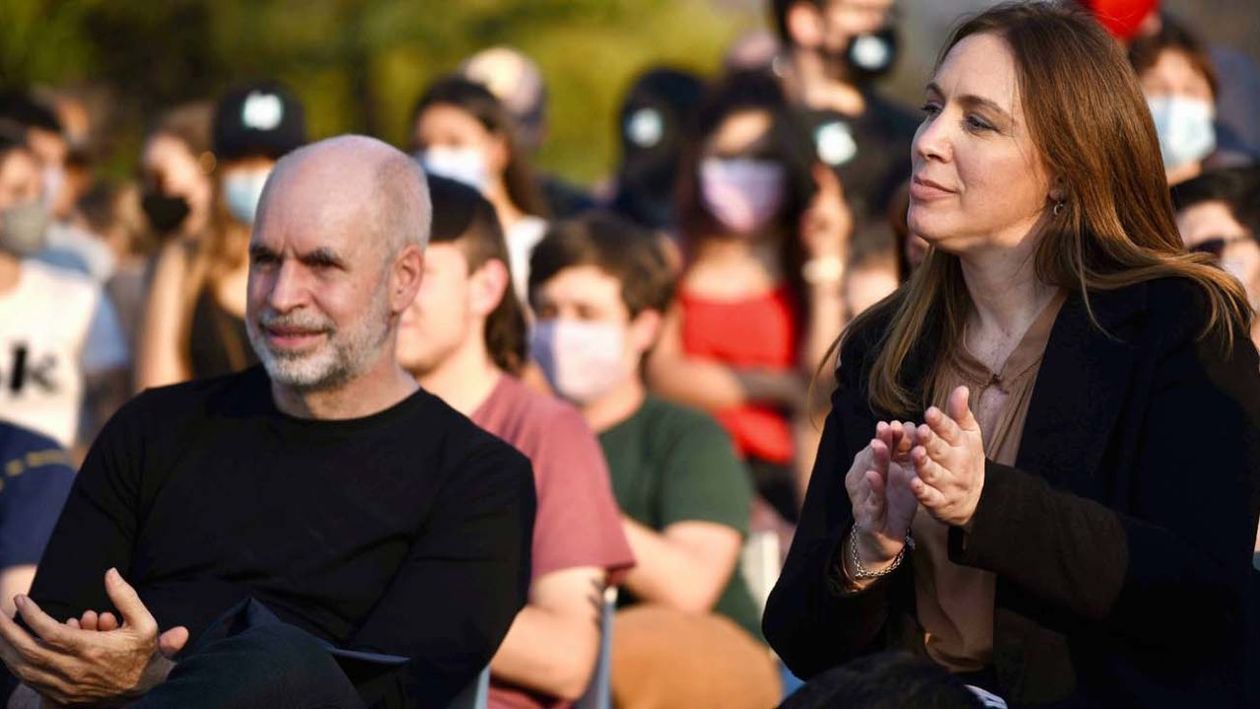 Horacio Rodríguez Larreta y María Eugenia Vidal.