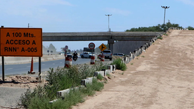Vialidad Nacional en la era Javier Milei: obras paralizadas en la ruta 7.