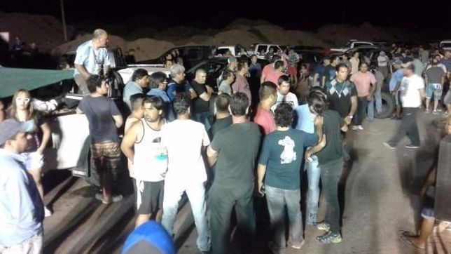 conflicto paralizo un importante yacimiento de vaca muerta