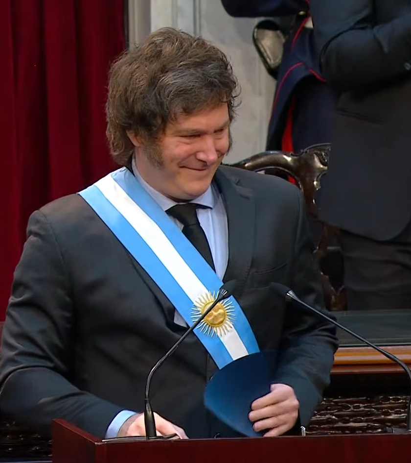 Javier Milei ante la Asamblea Legislativa