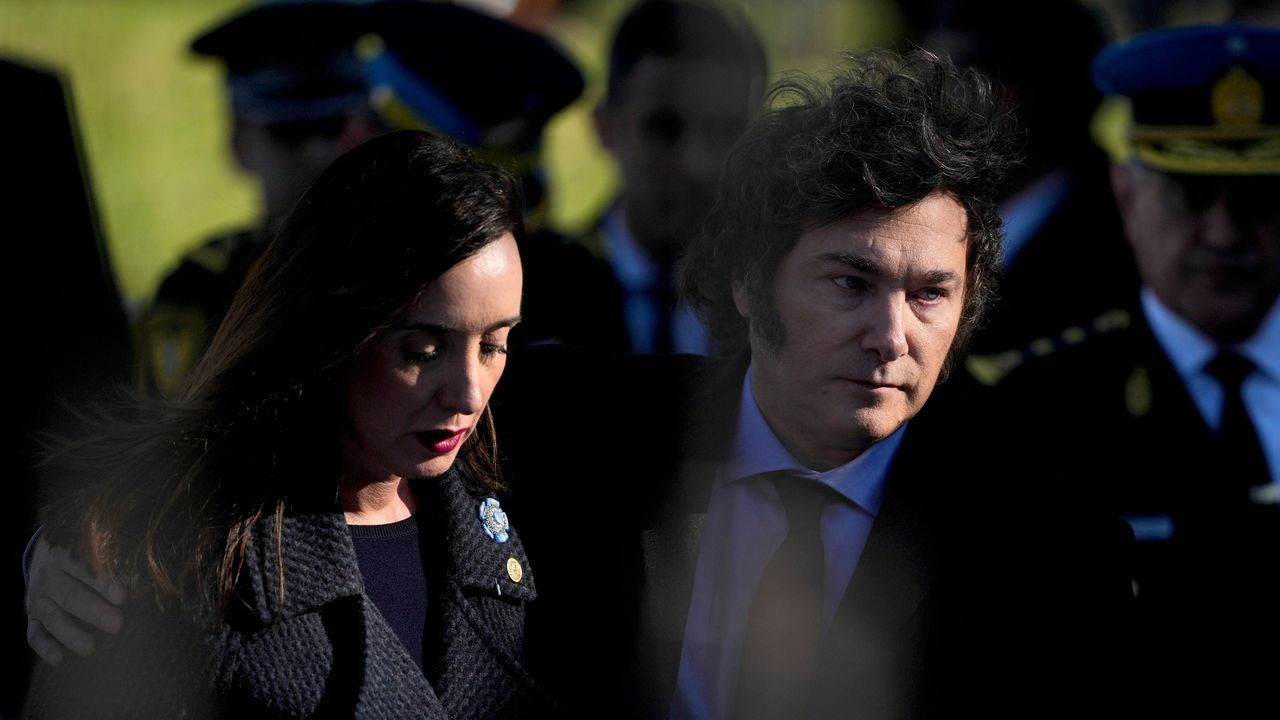 Javier Milei y Victoria Villarruel.&nbsp;