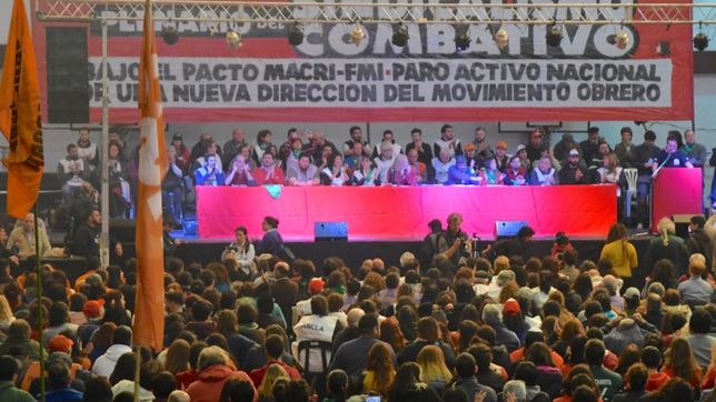 la izquierda va a fondo con cortes y movilizaciones para el paro del lunes