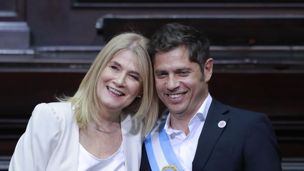 Verónica Magario y Axel Kicillof