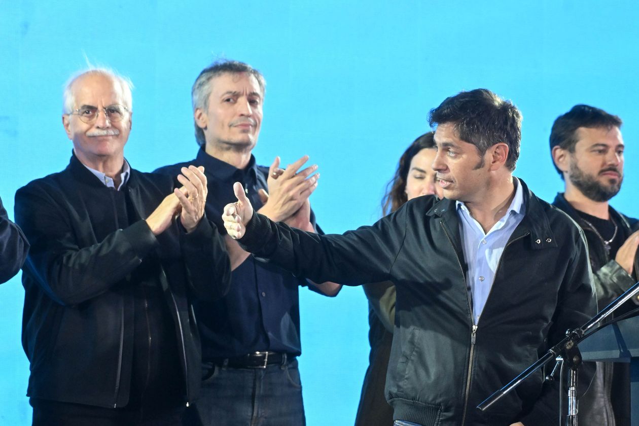 Sergio Massa, Jimena López, Jorge Taiana y Máximo Kirchner