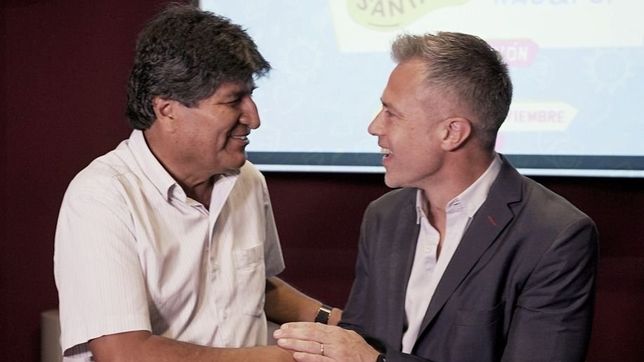 busatto y una foto con evo para seguir conquistando a la centroizquierda
