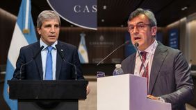 Toto Caputo y Martín Rappallini, presidente de la UIA manifiestan diferencias
